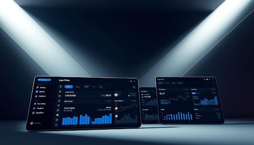 Ledger Live app dashboard with crypto portfolio view